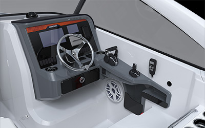 Rendering of the All New Pursuit DC 286 Dual Console.