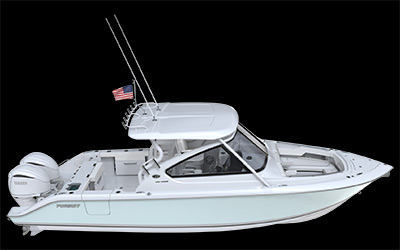 Rendering of the All New Pursuit DC 286 Dual Console.