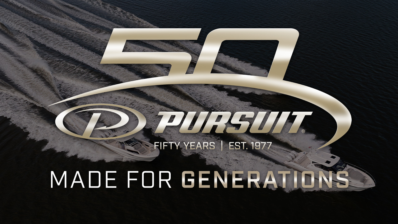 Pursuit 50th Logo with Made For Generations tag line.