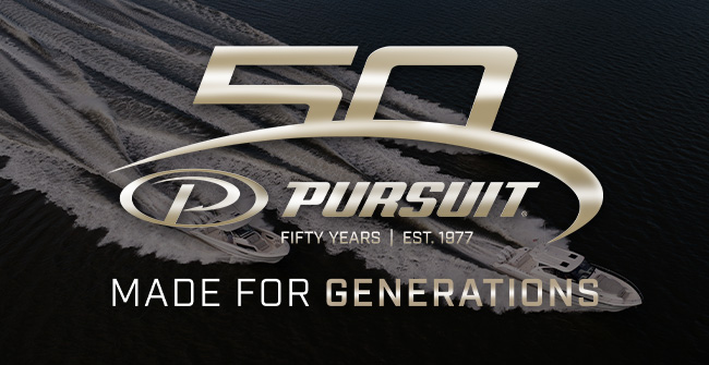 Pursuit 50th Logo with Made For Generations tag line.