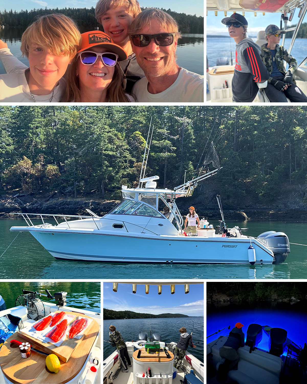 The owner of the Pursuit OS 285 and his family explore the great outdoors.