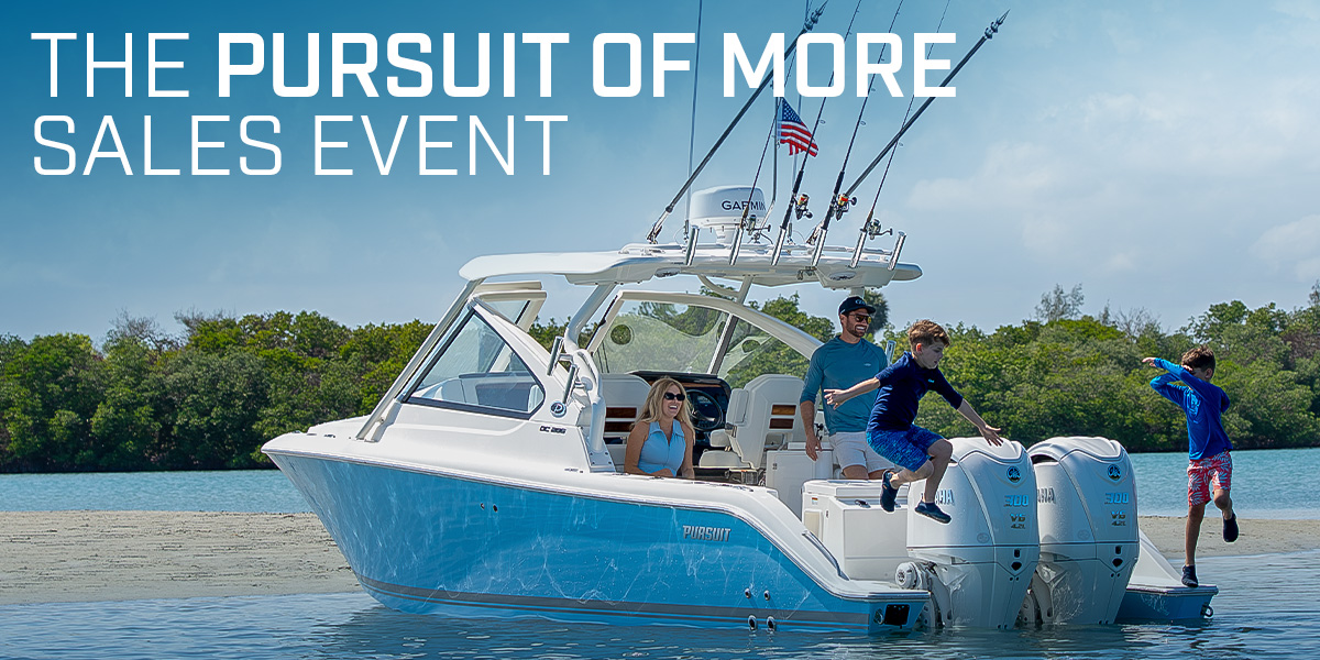 The Pursuit Of More Sales Event Promotion Graphic